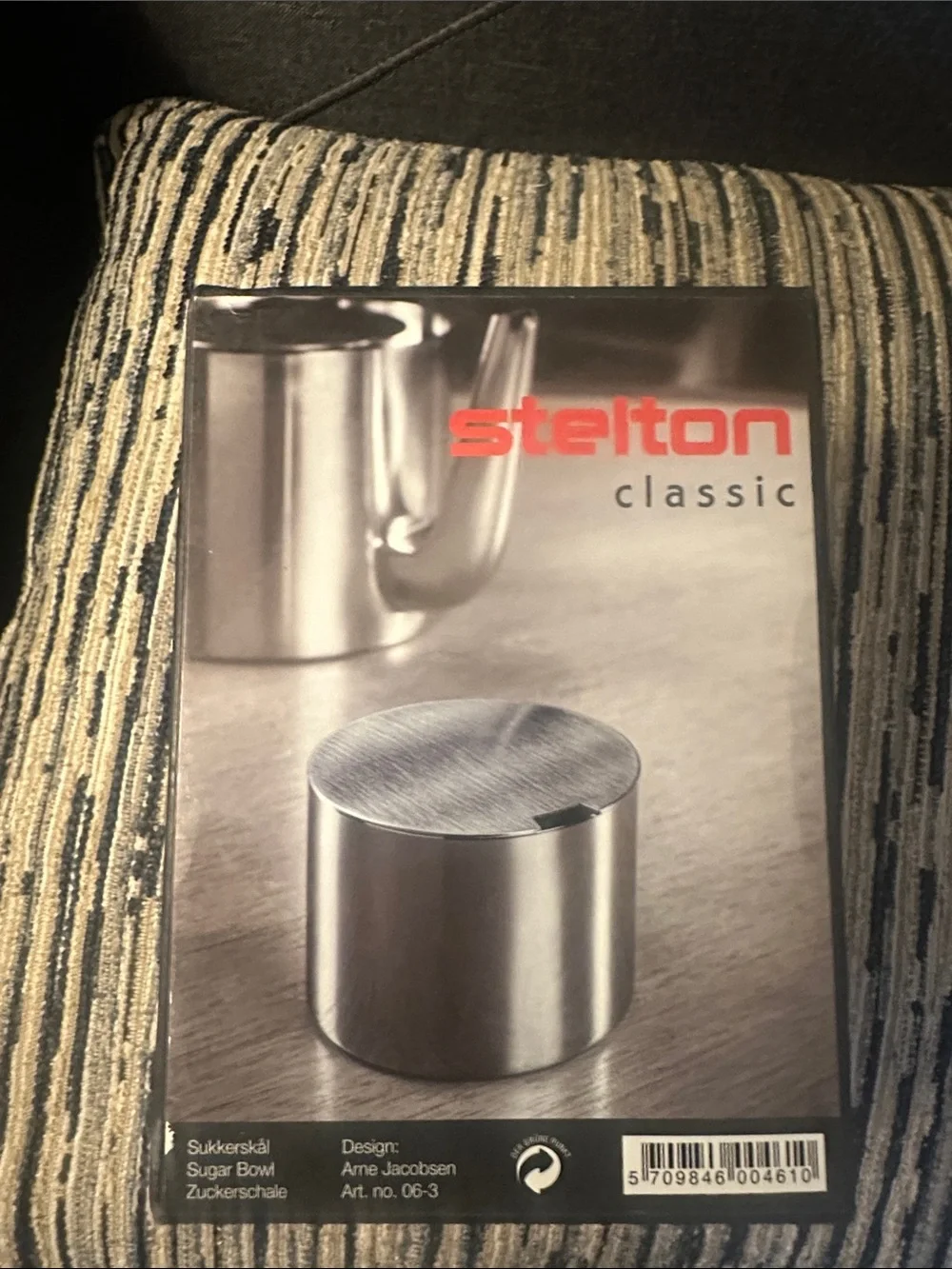 Stelton sugar bowl nwt